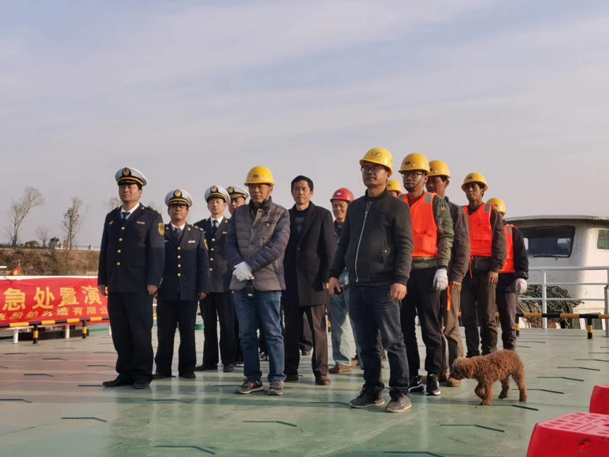 我公司承辦合肥市地方海事局肥西海事處2019年防油污應(yīng)急演練。